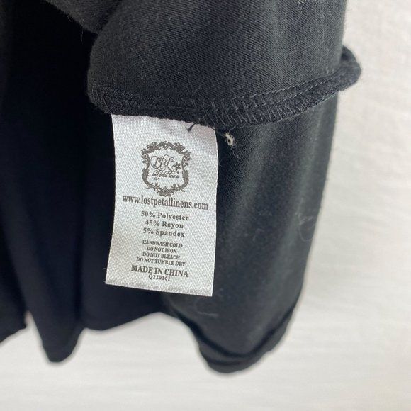 Lost Petal Linens Womens Top Size Small Sleeveless Crew Neck Loose Fit - Picture 5 of 5